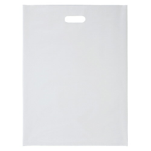 低密度ポリエチレン手提袋　M　白　25枚4122-4601【カウネット】