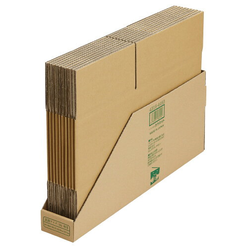 ●外寸／W385×D275×H205mm（高さ変更時135mmまたは75mm）（3辺合計865mm、高さ変更時795mmまたは735mm）　●内寸／W375×D265×H190mm（高さ変更時120mmまたは60mm）　●段ボール厚み／約5mm　●便利な箱入りの可変式ダンボール　※寸法は天候・湿度等により、三辺合計からプラスマイナス5mmの誤差が生じることがありますk6533-3570