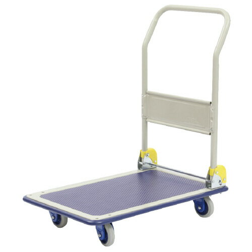 4輪自在スチール台車　150kg4234-3011【カウネット】