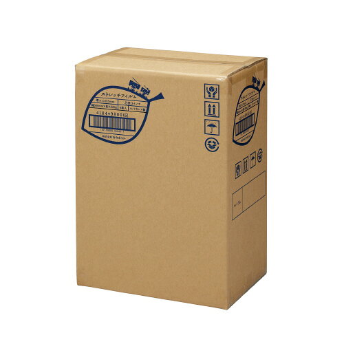 パ）ストレッチフィルム15μm　500×300m　18巻4184-9965【カウネット】