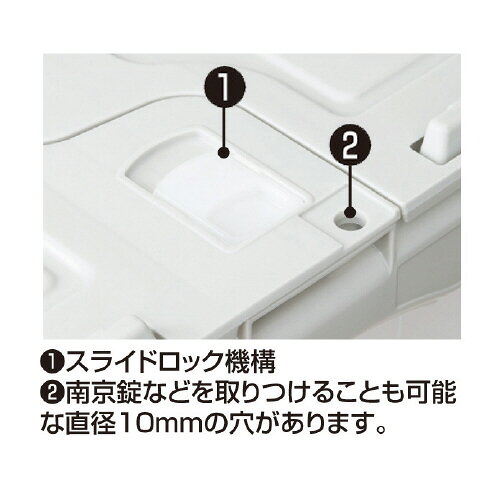 パ）折りたたみコンテナ　フタ一体型　75L　ブルー　15個4180-4780【カウネット】