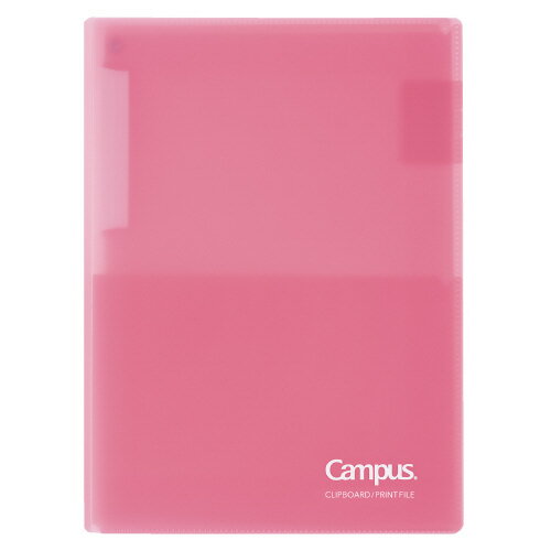 【ゆうパケット対応可】クリップボードにもなるプリントファイル　A3二つ折り　ピンクフ-CEH755P【コク..