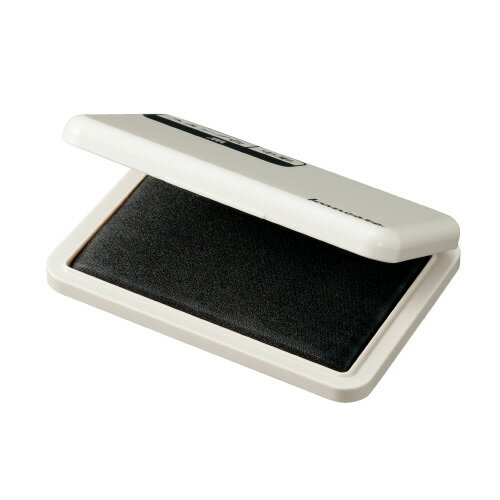 【ゆうパケット対応可】すべりにくいスタンプ台 中形 黒4108-4533【カウネット】