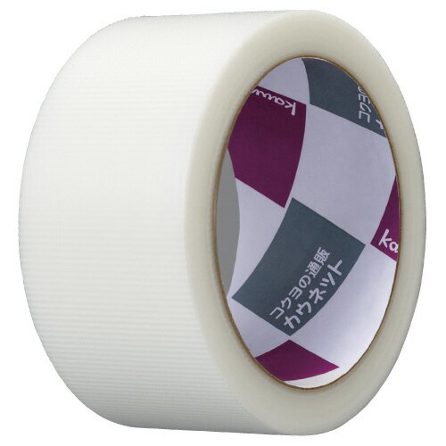 手が痛くなりにくいカドなし養生テープ　クリア　1巻4951-2861【カウネット】