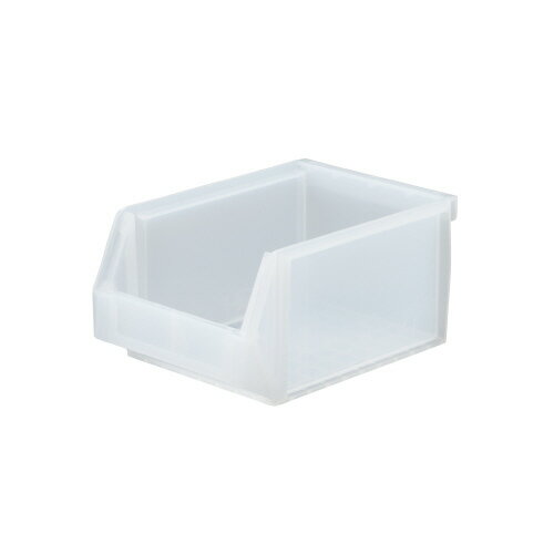 パ）小型パーツボックス　0．7L　クリア　4個3195-0343【カウネット】