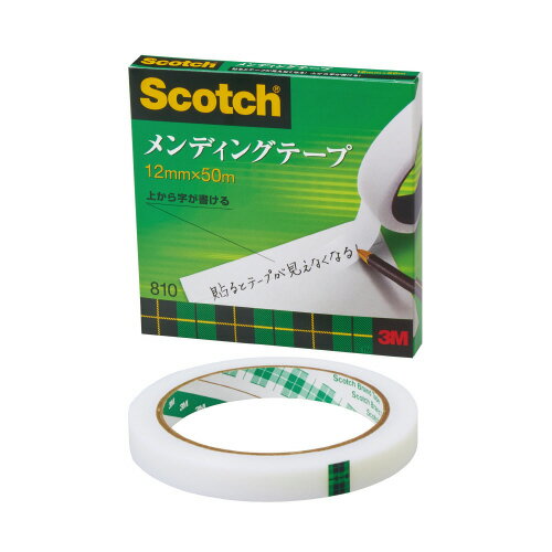 【ゆうパケット対応可】スコッチ　メンディングテープ　大巻　12mm×50m　紙箱入り8...