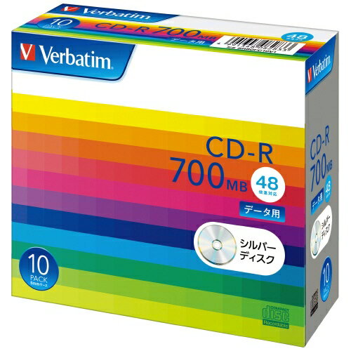 CD-R （700MB） SR80FC10V1 10枚 【VerbatimJap