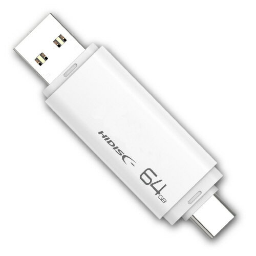 【ゆうパケット対応可】USBメモリー Type-C/A 64GB HDUF134C64G3C 【HIDISC】 【ゆうパケット対応可】USBメモリー Type-C/A 64GB HDUF134C64G3C 【HIDISC】