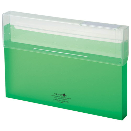 コングレスケース厚型 A-5024-6 黄緑 【LIHITLAB】