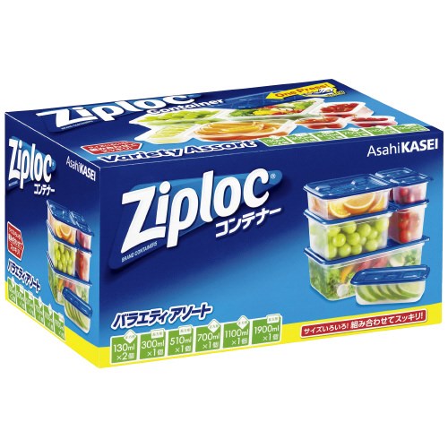 ジップロックコンテナー アソート7個 【旭化成ホームプロダクツ】のサムネイル