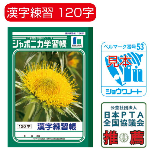 【ゆうパケット対応可】ジャポニカ学習帳漢字練習帳 200字001521【ショウワノート】