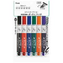 【ゆうパケット対応可】 ボードマーカノックルEMWL5SBF6ST中字6色 【ぺんてる】