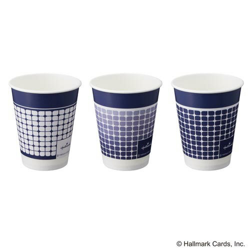 Plastic Cups - 注ぐ目安　紙コップ　発泡断熱　7オンス　205ml　60個入3715-9726【カウネット】