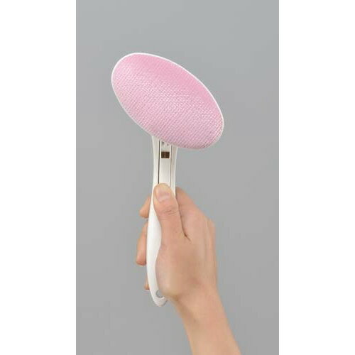 エチケットブラシ　ワンプッシュ　回転機能付き　W72×D264mm051035【日本シール】