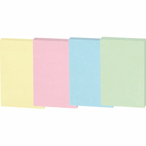 Label Paper - ふせん 75×50mm混色 P313J-M-10【スマートバリュー】