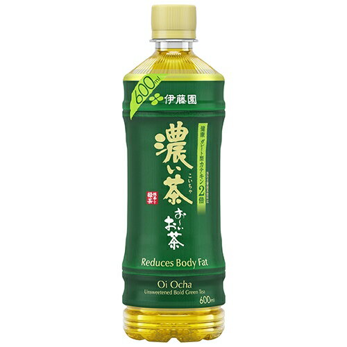 ※お〜いお茶 濃い茶PET 600ml 24本【伊藤園】※軽減税率対象商品