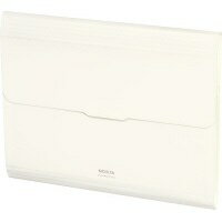 ●開きたいポケットのみを大きく開くことができる構造で、収容した書類が出し入れしやすく探しやすいです。●背幅が伸縮するので、スペースの無駄なく収容することができます。●仕切りの上部が階段形状になっており、パラパラとめくりやすく目的のポケットを検索しやすいです。また、前後のページが識別しやすいように仕切りは2色交互に配色をしています。●折り返しのしやすいフタになっており、書類を出し入れする時に邪魔になりにくいです。また、差し込み式のフタになっておりスリムです。●中身が透けない不透明色でインテリアに馴染みやすいカラーラインアップです。●収容枚数300枚です。サイズ：A4（ヨコ型） 収容枚数：300枚 外寸法（高さ・幅・背幅）：256・339・20〜40※ 材質：表紙：R-PP、仕切り：PP 製品色：オフホワイト 注意事項：※背幅が広くなった場合、外寸法の高さは少し小さくなります。 ●ポケット数/12●表紙/R-PP、仕切り/PP●仕切り色/ホワイト・ベージュ（全色共通）◆表紙色/G…リーフグリーン、LS…サンドベージュ、W…オフホワイト※背幅が広くなった場合、外寸法の高さは少し小さくなります。●再生材配合率/表紙:R-PP10％●表紙厚/0.6mm、仕切り厚:0.2mm※気候等により若干変化することがあります。k2005-0566