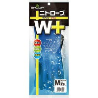 フィット感×作業性×防水性を有するニトリル手袋！2層のニトリルゴムは耐油性×耐摩耗性に優れ、掌部分の発砲ニトリルは高いスベリ止め効果を発揮。独自の手型と18ゲージの原手でフィット感とやわらかさを実現●サイズ/M●寸法/全長290mm×手のひら幅102．5mm×中指長さ79mm●材質/樹脂部：合成ゴム（ニトリルゴム）、繊維部：ポリエステル●カラー/ブルー●編目密度/18ゲージ●生産国/ベトナムk2005-2287