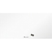表面に抗菌加工を施している、清潔なホワイトボードマグネットシートです。25×25mmの方眼入り。●寸法/1800×900mm●箱寸法/W90×D90×H970mm●厚さ/0．5mm●シート厚/0．5mm●質量/2220g●材質/表面：PETフィルム、裏面：マグネットシート●シート材質/表面PETフィルム、裏面：マグネットシート●種別/暗線●機能/抗菌仕様●表面仕様/暗線●罫内容/暗線●掲示向き/縦横兼用●貼付可能場所/スチール面●付属品/マグネットトレー、マーカー（黒）、イレーザーk2005-7336