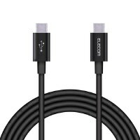 【ゆうパケット対応可】USBケーブルC−C高耐久 2.0m ブラックMPA-CCPS20PNBK【エレコム】 【ゆうパケット対応可】USBケーブルC−C高耐久 2.0m ブラックMPA-CCPS20PNBK【エレコム】