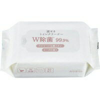 お掃除の頼れる味方「激落ちくん」で有名なレック社との共同企画！トイレの拭き掃除と除菌・消臭ができます。アルコールと銀イオンのW除菌効果99．9％。使用後はそのままトイレに流せます。●香り/ローズの香り●シート寸法/160×250mm●材質/パルプ100％●成分/水、エタノール、安定化剤、除菌剤、界面活性剤、銀系除菌剤、香料●液性/弱酸性●入数/1個あたり32枚入k2007-0816