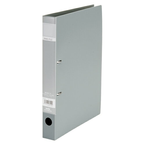 ロックリングファイル　A4S　グレーF-522-62 グレー【セキセイ】