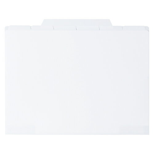 アクティフ6インデックスフォルダーA4白ACT-906-70 ホワイト【セキセイ】