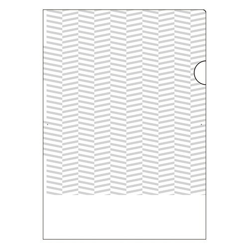 【ゆうパケット対応可】紙製トリックフォルダ片面半透明OP2472【ヒサゴ】