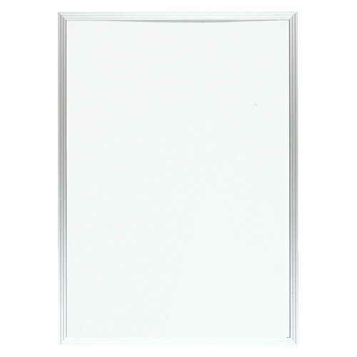 ●規格：B3判●収容寸法：縦515×横364mm●重量：420g●フレーム幅：14mm●厚：8mm●収納可能厚：約0．6mm●材質：表面シート＝再生PET，裏板＝グリーンボード紙，フレーム＝アルミ●ひも付●ビニール袋入o14864