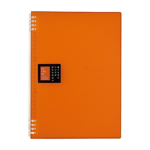 【ゆうパケット対応可】リングノート　テフレーヌ　A4　オレ9856TTEオレ【キングジム】