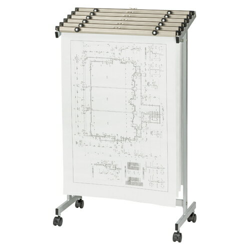 図面架　6段タイプ　（A1用）CR-ZM11-SL【クラウン】