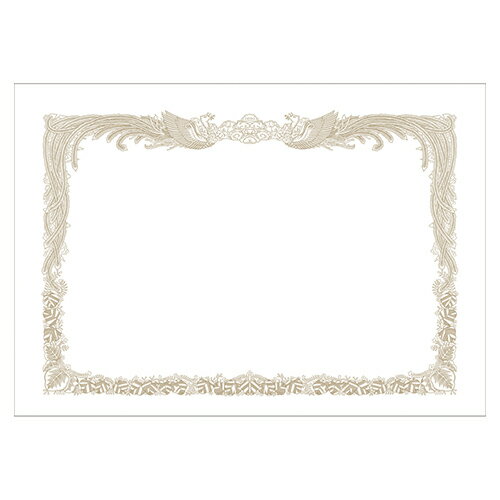 【ゆうパケット対応可】ミニOA賞状用紙10-1550【ササガワ】