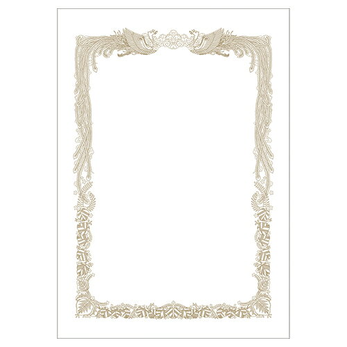 【ゆうパケット対応可】ミニOA賞状用紙10-1541【ササガワ】