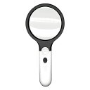 LEDクリスタルレンズルーペ LCLR-2500【共栄プラスチック】拡大鏡 MAGNIFYING GLASS