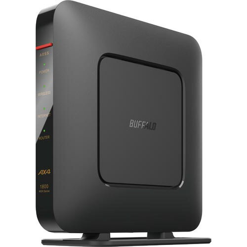 Wi－Fiルーター ブラックWSR-1800AX4S-BK【BUFFALO】