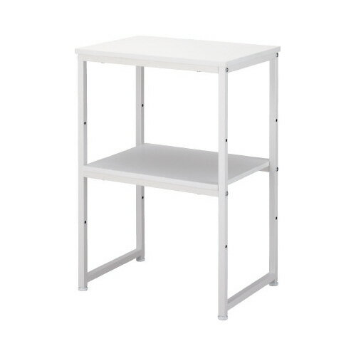 カウコレ　電話台　ワイド　ホワイト7048-0795【カウネット】