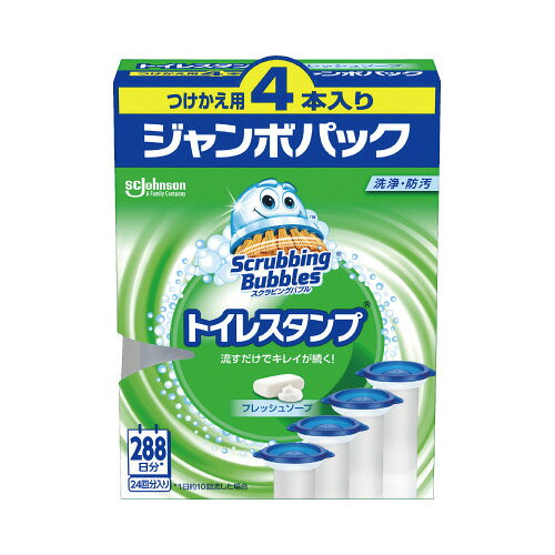 ●驚きのマラゴニー効果で流すたびにピカピカに●種別／付替用●香り／フレッシュソープ●持続期間／6回（1回のジェルで約12日間。1日約10回流した場合。水温や使用環境により異なることがあります。）●容量／38g（6回分）×4本k2037-1593