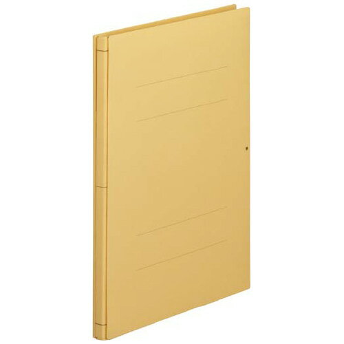 パ）背幅が伸びるファイル　A4縦　イエロー　20冊入4245-0610【カウネット】