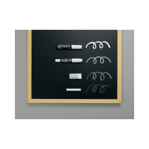 フレーム付両面黒板　ダークブラウン　LL　600×900mm4176-3827【カウネット】