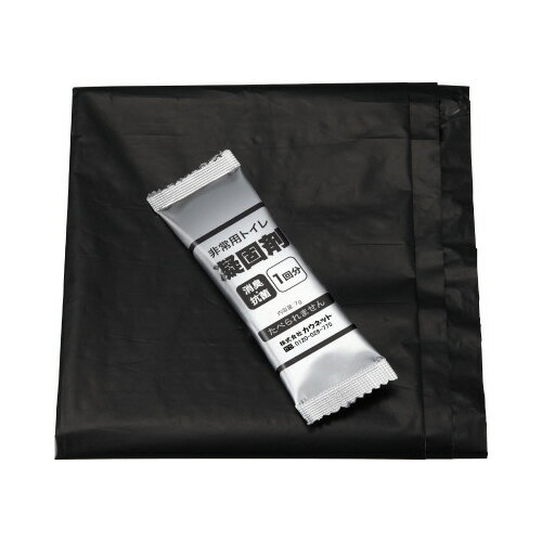 カウコレ　コンパクト収納防災用　トイレセット　100回7020-4940【カウネット】