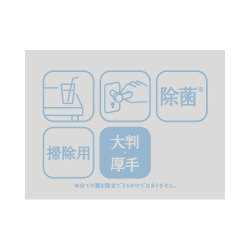オフィス ユーのカウコレ　デスク周りのお掃除雑巾シート　大判厚手タイプ　20枚入7019-5767【カウネット】｜アングル3