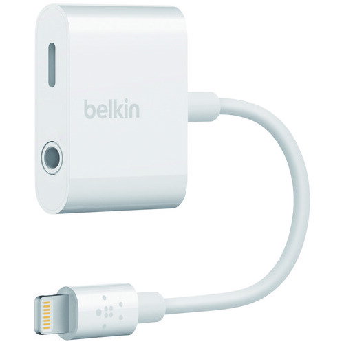 【ゆうパケット対応可】 3.5mm Audio ChargeRockStar Lightning変換アダプターF8J212BTWHT【BELKIN】