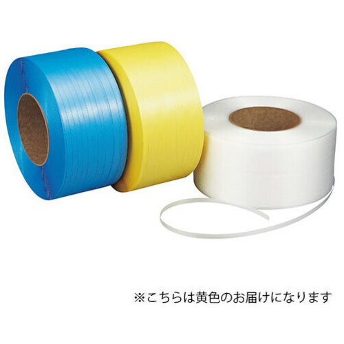 PPバンド15mmX2500m黄色 PP15X2500RX-K1 YPP15X2500RX-K1 Y【積水樹脂】