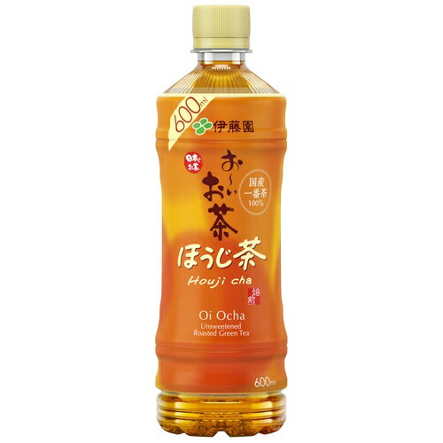 国産一番茶100％使用。すっきり香ばしい。●内容量：600mL●容器形状：ペットボトル●規格：ラベル有●種別：ほうじ茶●入数：1本※飲料・食品は、お客様のご都合による返品はお受けできません。※パッケージ及び内容量などが予告なく変更される場合がございます。あらかじめご了承ください。J153109