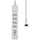 集中SW付USBタップ WLS-4322SUC(W)WLS-4322SUC(W)【朝日電器】