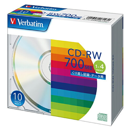 PC DATA用 CD-RWSW80QU10V1【バーベイタム】 PC DATA用 CD-RWSW80QU10V1【バーベイタム】