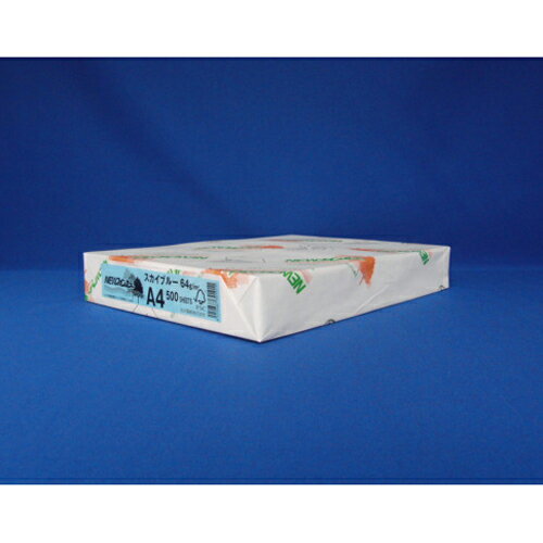 NEWファインカラー　A4判　500枚入NEWファインカラーA4スカイブルー【北越紀州】