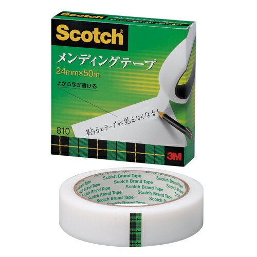 【ゆうパケット対応可】 メンディングテープ　大巻24mmx50m810-3-24【スリーエムジャパン】