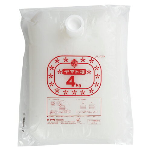 キャップ付ポリ袋のり　4kg事務用4KG-J【ヤマト】