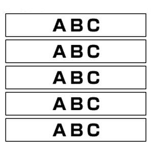 ピータッチHGEテープ24mm白／黒5個HGE-251V【ブラザー】